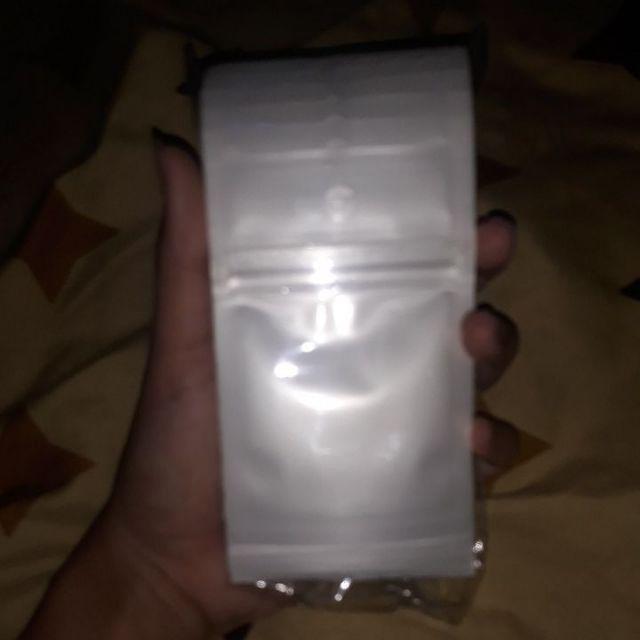 Sachet Plastik Putih 8x13 Cm [100pcs] - Kemasan Kombinasi Ziplock / Zip Bag