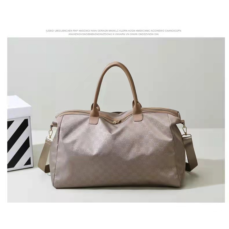 BJ60035 - BLACK/GRAY/KHAKI/PINK/PURPLE/REDWINE - TAS GYM TRAVEL BAG DUFFELL BAG NYLON KOPER TAS BEPERGIAN WANITA FASHION IMPORT MODIS ELEGAN TERMURAH TERLARIS TERBARU BAGSTORE JAKARTA TAS BATAM ZC0035 MIRIP CR7861