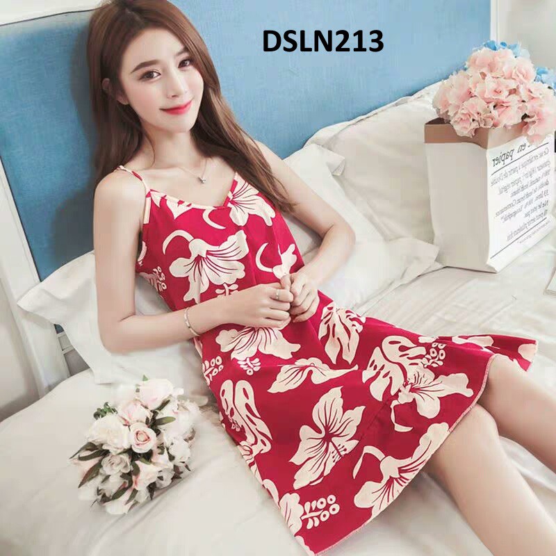 Daster Tanktop Flower Red