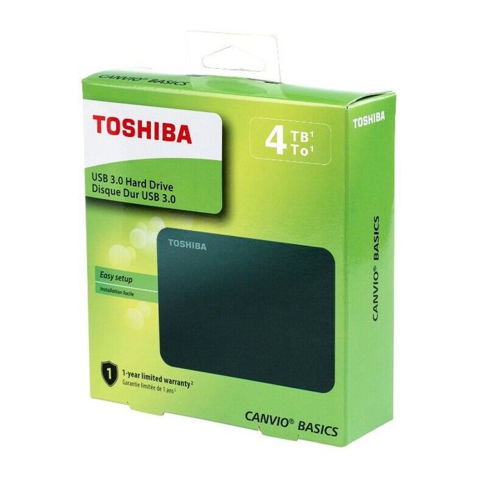 TOSHIBA HDD EXTERNAL 4TB 2.5&quot; USB 3.0 CANVIO BASIC - TOSHIBA CANVIO BASIC