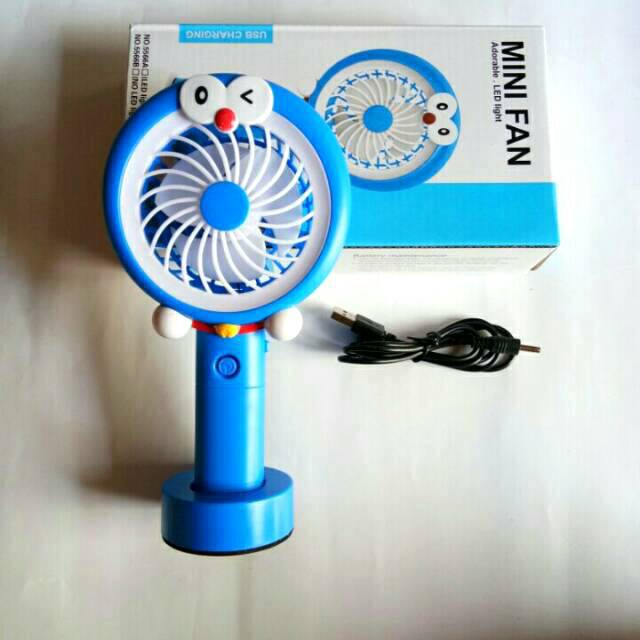 KIPAS STANDING KARAKTER DORAEMON LED