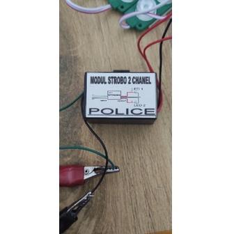 Ready RKD Modul Led strobo polisi 2 chanel 12/24v 100 Terkini