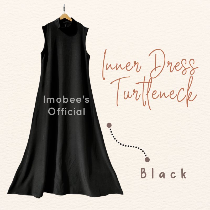 INNER DRESS TURTLENECK // MANSET DRESS KERAH TINGGI LONGSLEEVE