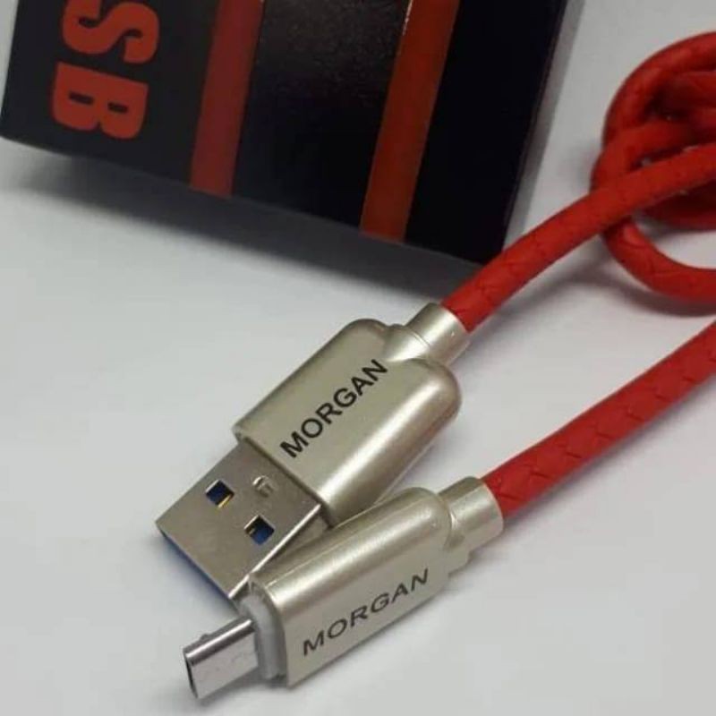 Kabel Data Morgan Micro Usb 2.4A Fast Charging