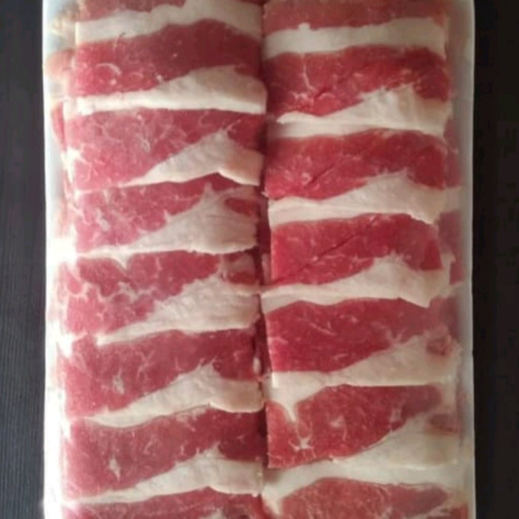 

Daging Sapi Yakiniku Cut Karubi Belly 250gr