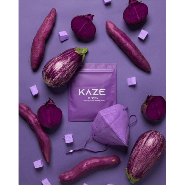 KAZE MASK KN95 ULTRAVIOLET UNGU / MASKER ARTIS