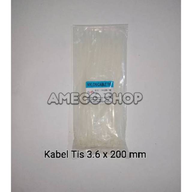 Kabel Tis / Cable Ties 3.6 x 200 Putih