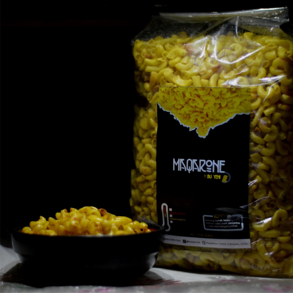 MAKARONI SEBLAK KENCUR BANDUNG | PEDAS DAUN JERUK | PEDAS ORIGINAL 250 GRAM