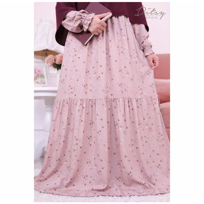 [SIAP KIRIM] NAVYA DUSTY PINK SIZE XS S M L XL BY DITSY EDISI MARET 2022