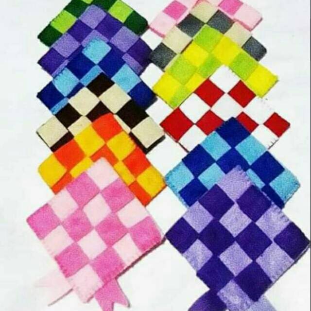Amplop flanel lebaran ketupat