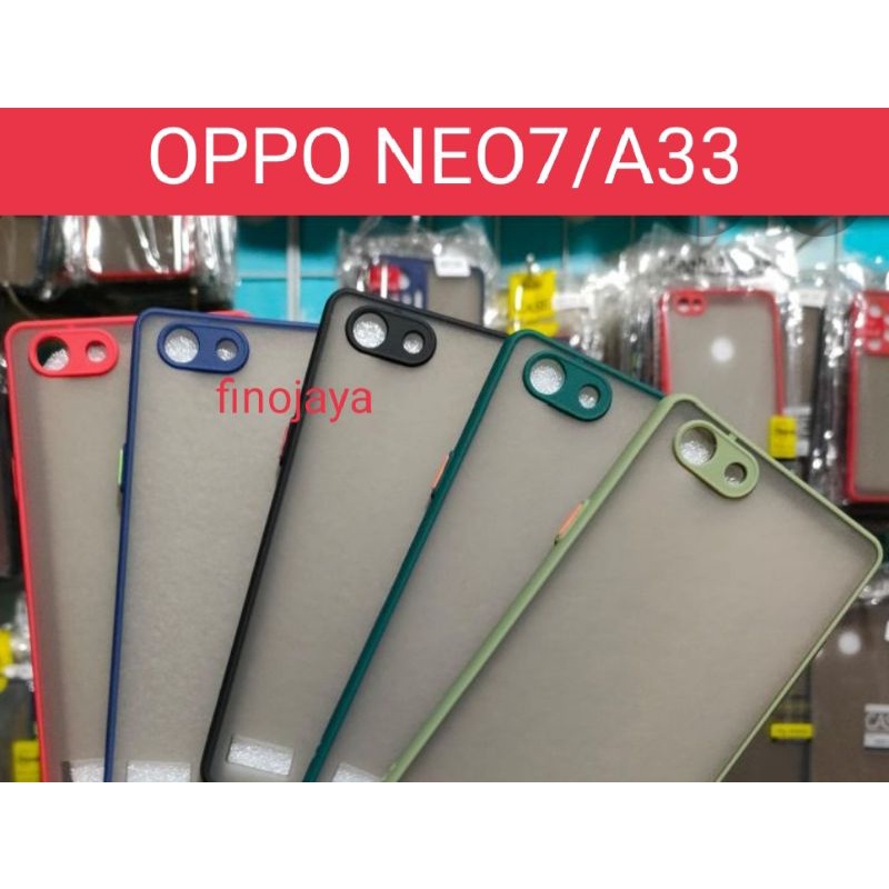 Case Aero My choice Oppo Neo 7 A33 Silikon Casing Selicon Dove  pelindung Camera