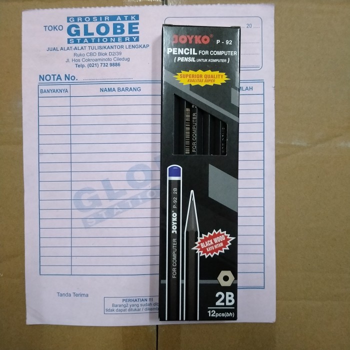 

Hadir Pensil 2B Joyko Hitam P-92 Hemat