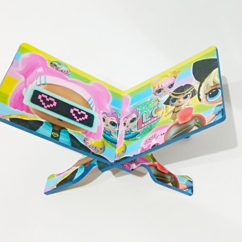 REKAL REKAR REHAL AL QURAN KARAKTER ANAK DUDUKAN MEJA BACA AL QURAN