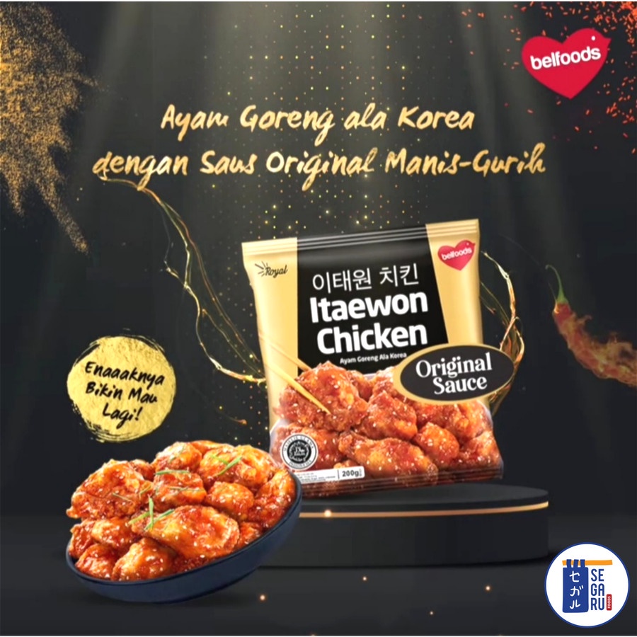 BELFOODS Royal Korean Series Gangnam Chicken / Itaewon Chicken 200gr