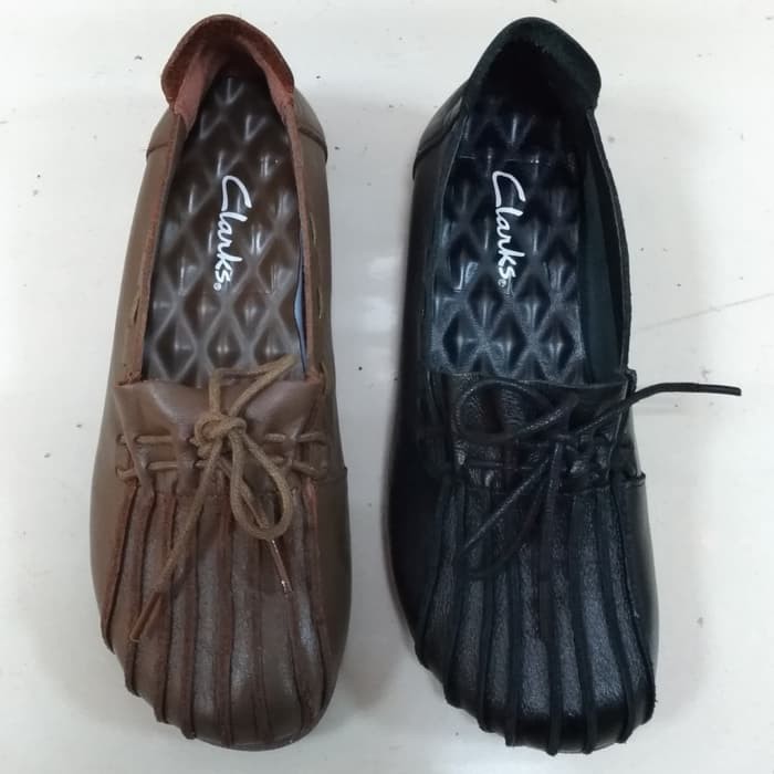 Sepatu Kerja Wanita / Cewek Clarks 606 Premium Kulit Asli