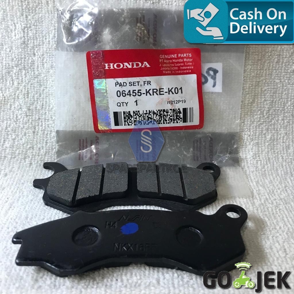 Kampas Rem Cakram Depan NISSIN Honda PCX 150 2018 LED Tipe Rem CBS
