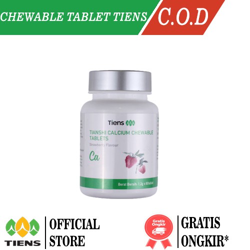 Calcium Chewable Tiens - Kalsium Tulang - Kalsium Hisap seperti Permen