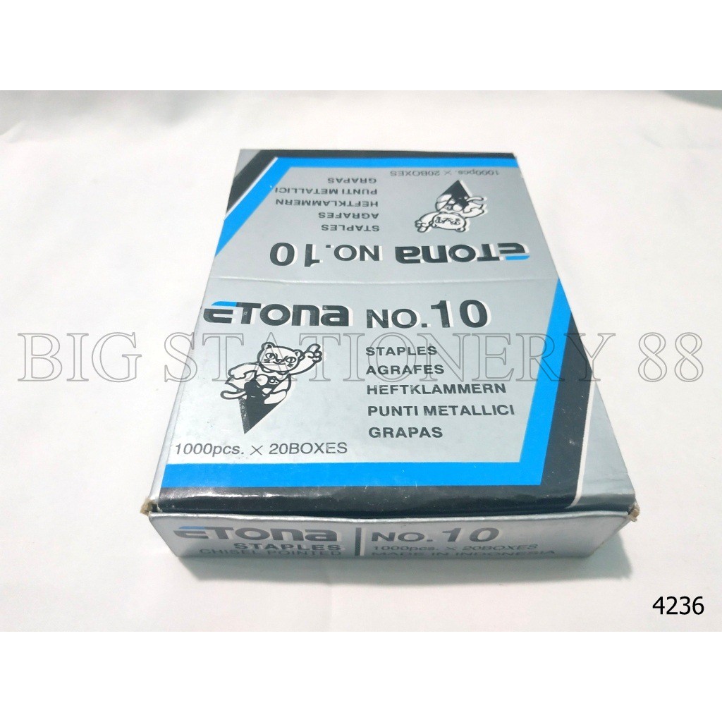 

ISI STAPLES ETONA HD.10 / ANAK HEKTER ETONA NO.10