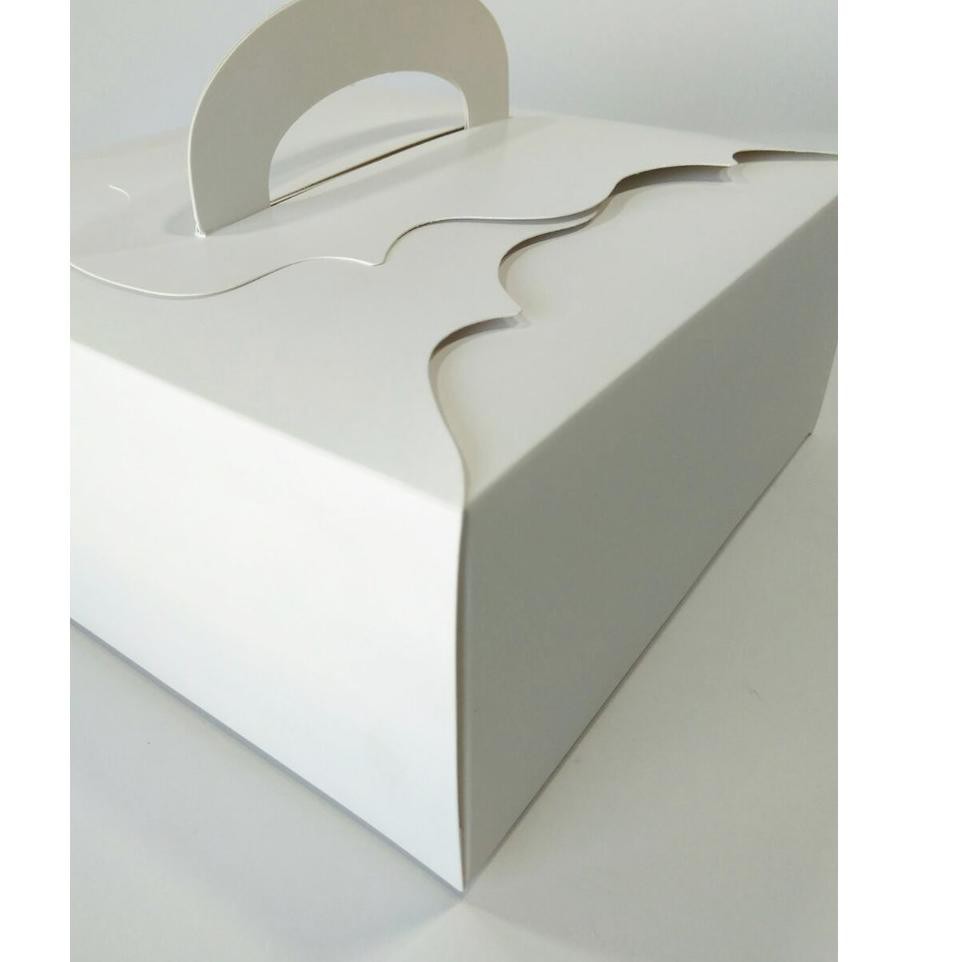 

42210 White & Flower (20pc) | Box, Kemasan, Packaging, Dus Kue, Box Kue, Gift Box