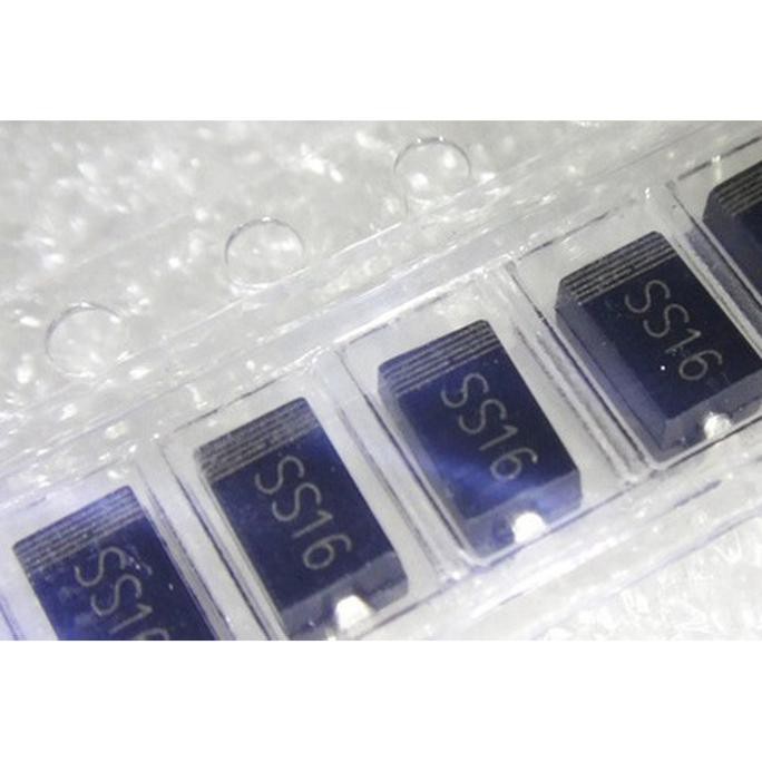 Dapatkan Dioda Ss16 Smd 1A Rectifier 60V Diode