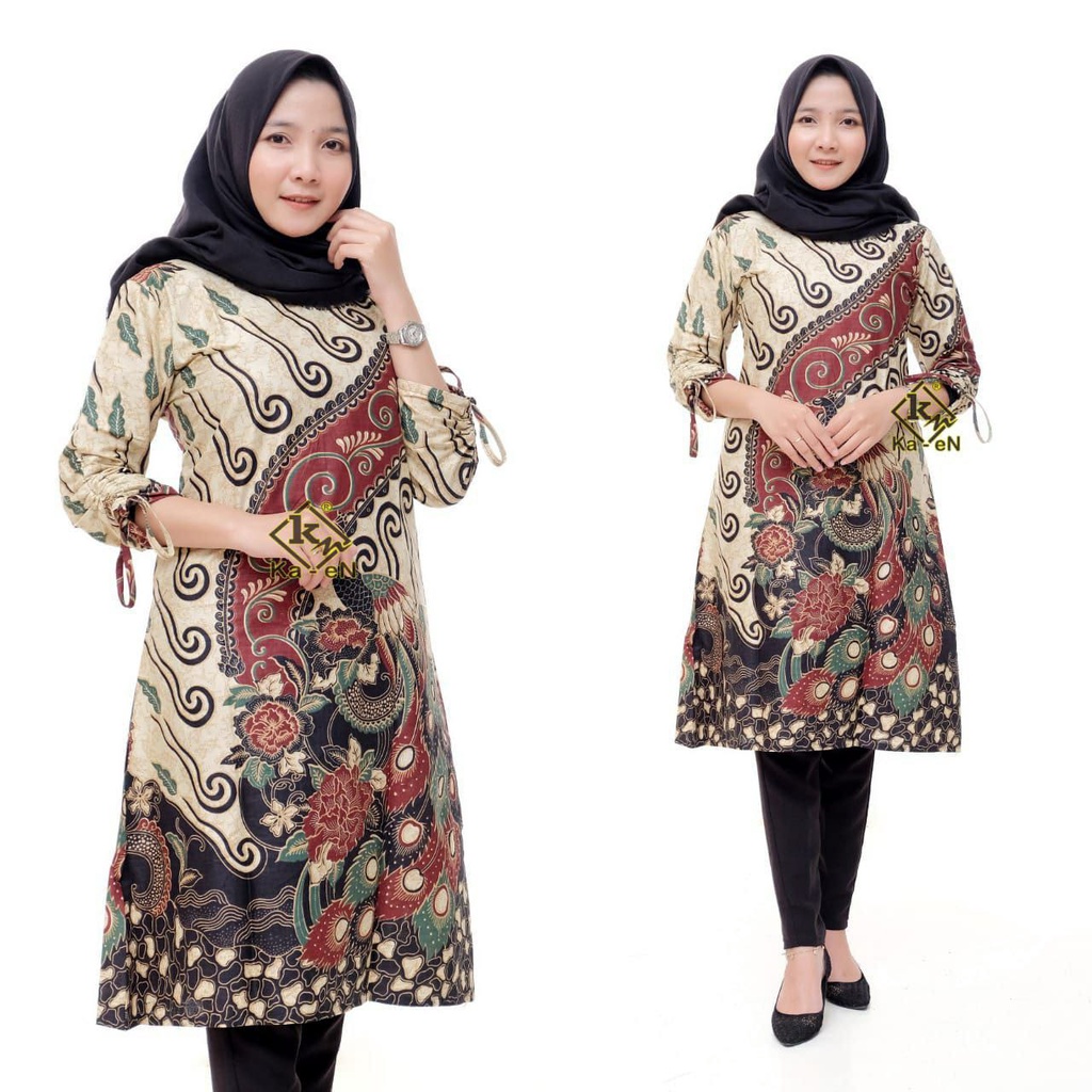 Maura Couple - Sania Ruffle Batik Couple Ori Ndoro Jowi DNT Garansi Termurah Shopee