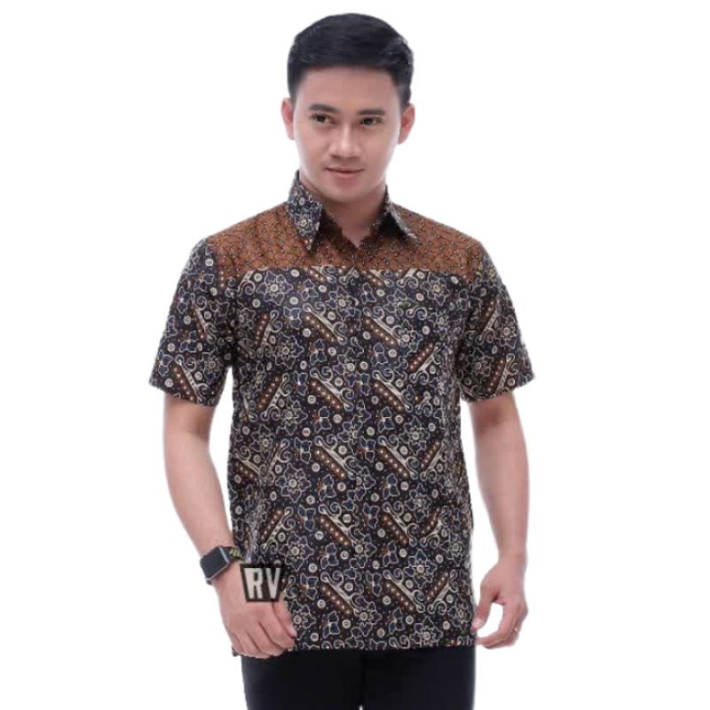 Kemeja batik pria lengan pendek terlaris | Batik pria lengan pendek reguler