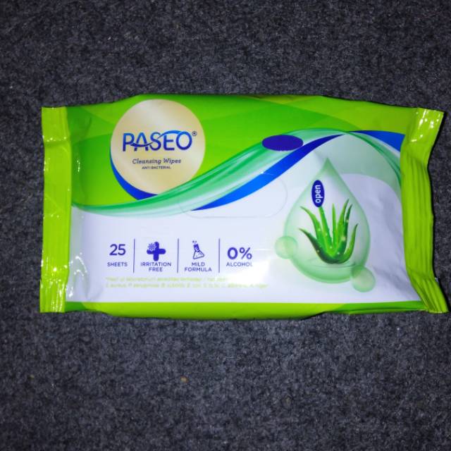 Tisu Tissue basah Paseo baby wipes isi 25 lembar