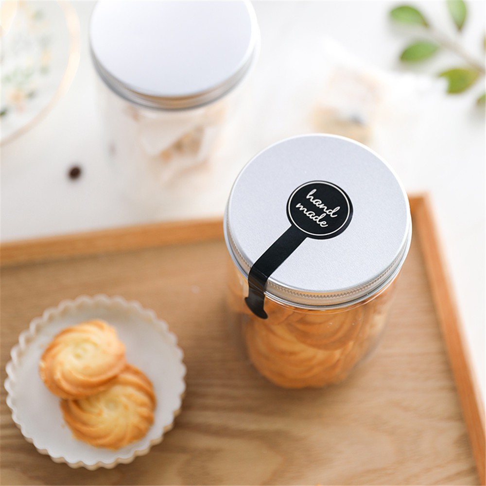 【COD Tangding】[Checkout RP100] 10pcs/set Handmade Black Pudding Push Long Label Cake Baking Sticker Tags for Gift