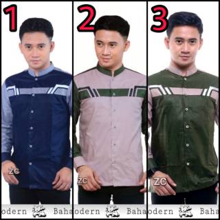  Baju  koko pria  baju  koko kombinasi koko azzahir koko murah  