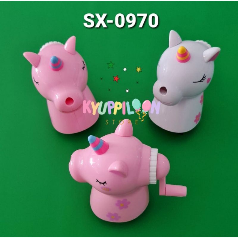 

Serutan Putar Meja Karakter Unicorn