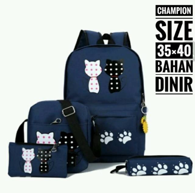 Tas Pria RDN 015 Distro Raindoz Bandung Ransel Punggung Backpack Cowok Keren Sek BRAN NB-Tp F7B6