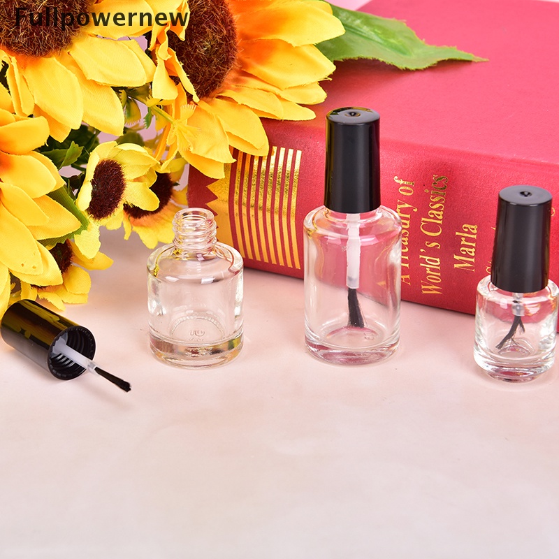 [FULL] 1Pcs 5/10/15ml Empty Glass Nail Polish Bottle With Brush Nail Oil Glass Bottle