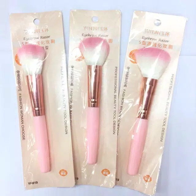 ✿ELYSABETHME✿ a͓̽k͓̽s͓̽e͓̽s͓̽o͓̽r͓̽i͓̽s͓̽ Kuas blush on boziya merek bozya bedak tabur bahan lembut untuk makeup kosmetik