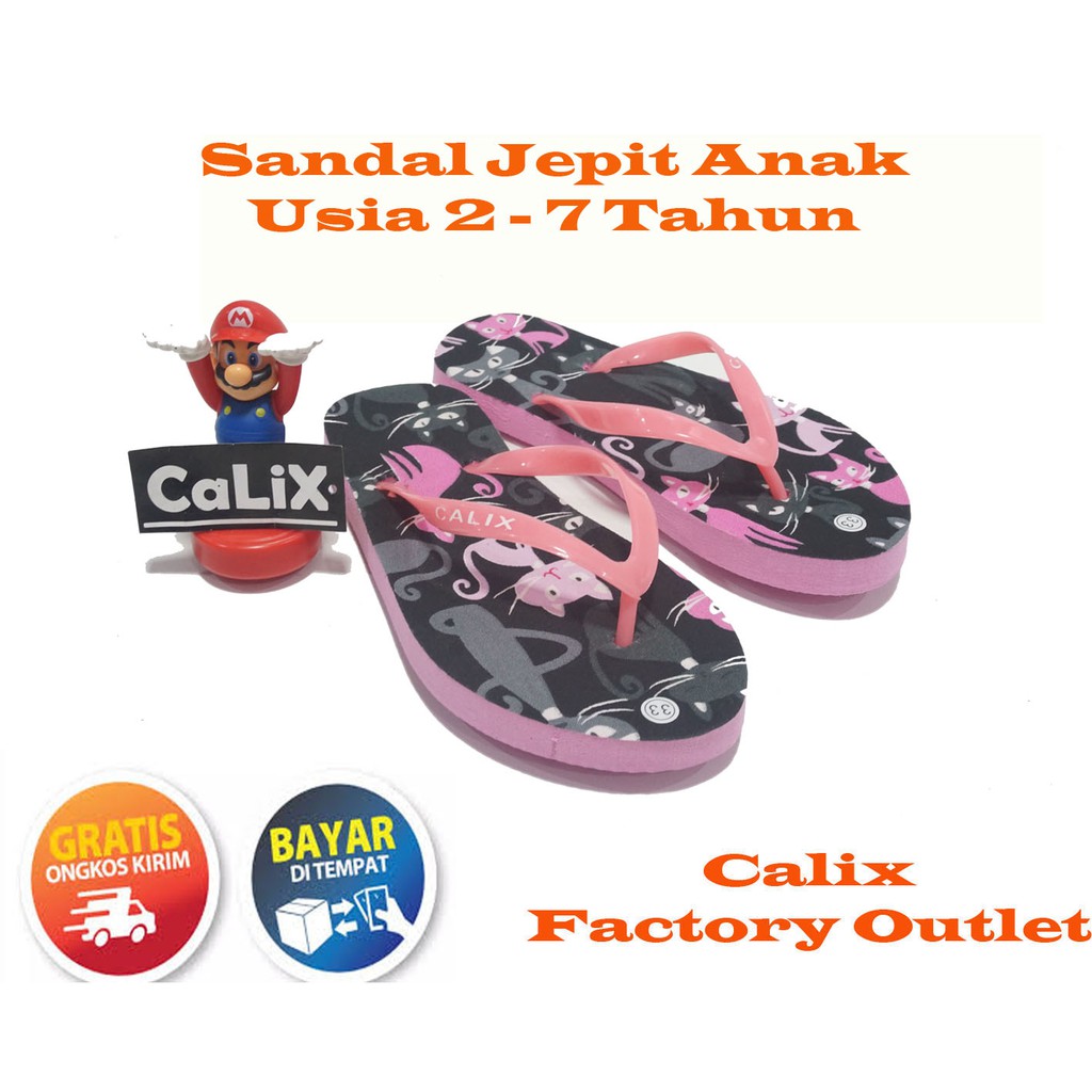 Sandal Jepit Anak Cat