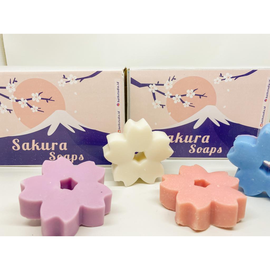 Sabun Mandi / Sabun Cuci Tangan / Soap Souvenir / Handmade Soap / Artisan Soap / Sakura Soap