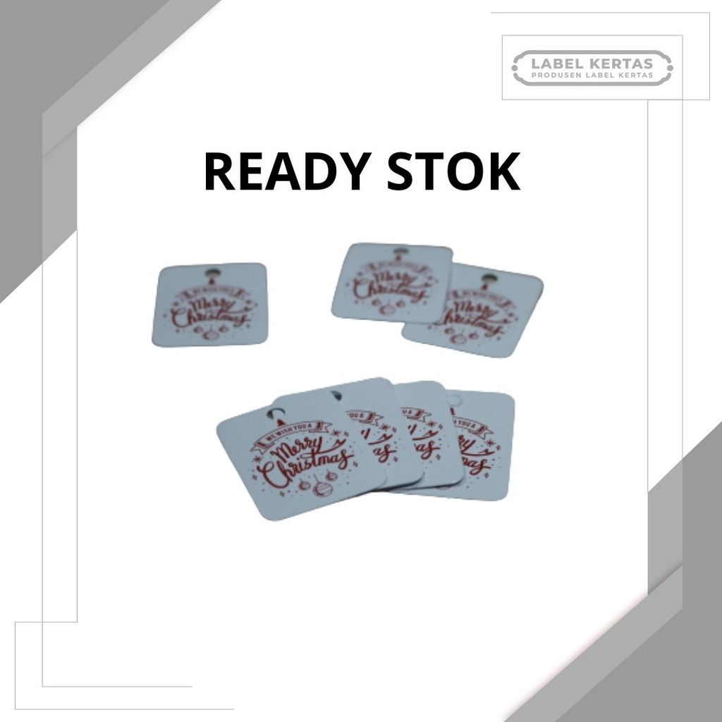 

HANGTAG NATAL | LABEL MARRY CHRISTMAS | LABEL READY STOK