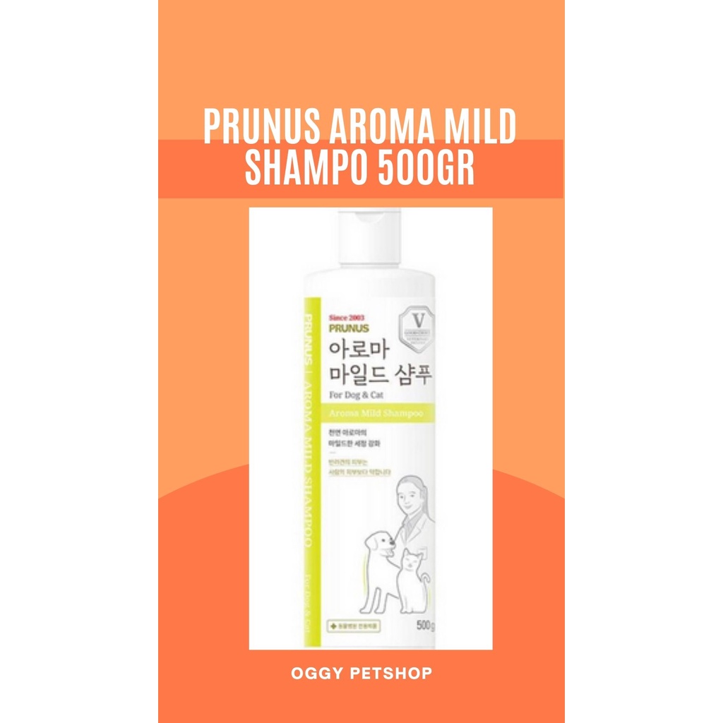 PRUNUS aroma mild shampo 500gr Shampo Kucing Dan Anjing