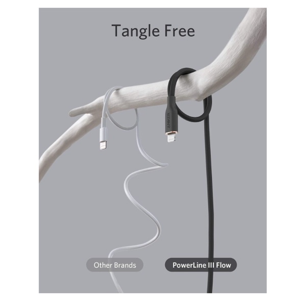 Anker Kabel Charger Anker Powerline III Flow Type C to Lightning 6ft - A8663