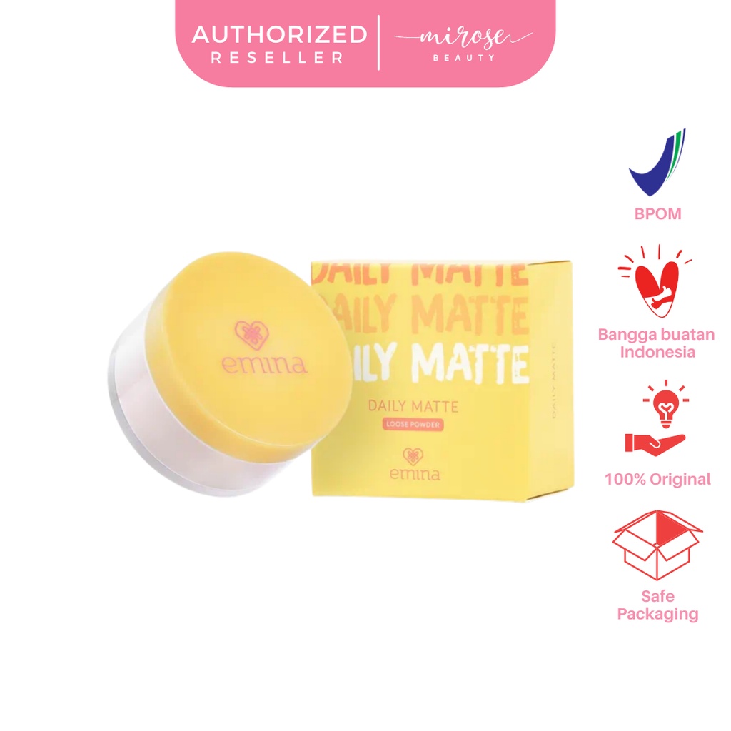 Emina Daily Matte Loose Powder 20 g - Bedak Tabur