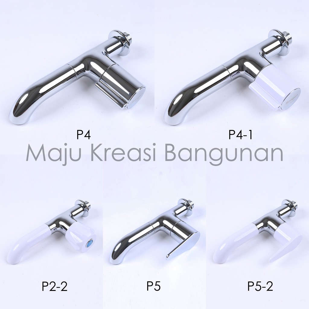 Kran Tembok PVC Chrome SOLIGEN Keran Air Leher Panjang Bak Mandi Long Neck P4 P4-1 P5 P5-2 P2-1 P2-2