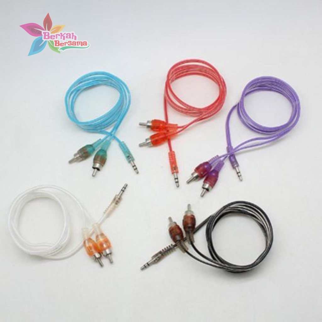 Kabel Aux 2in1 / Kabel Audio 2in1 / Jack 3.5mm audio rca 2 in 1 cabel Cable BB6260