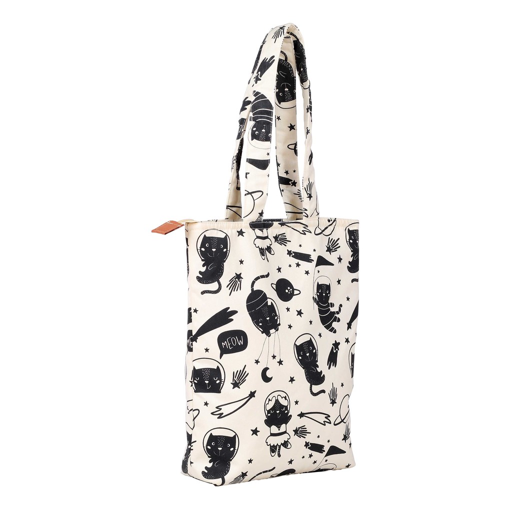 Tote Bag Kanvas Cat Stronauts