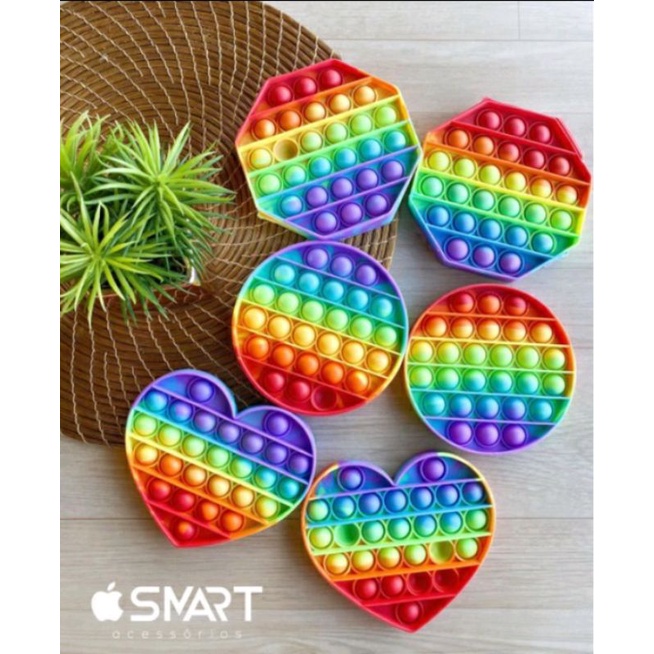 POP IT /MAINAN VIRAL / POP IT RAINBOW /MAINAN ANAK /POP IT 14CM /MAINAN VIRAL TIKTOK