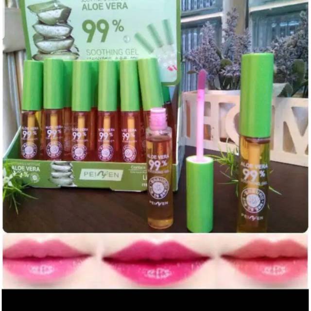 [ ECER ] PEIYEN ALOEVERA99% LIPGLOS PANJANG