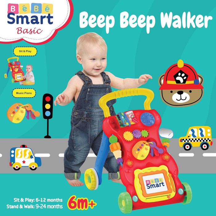 Bebe Smart Beep Beep Walker (Tersedia varian warna)