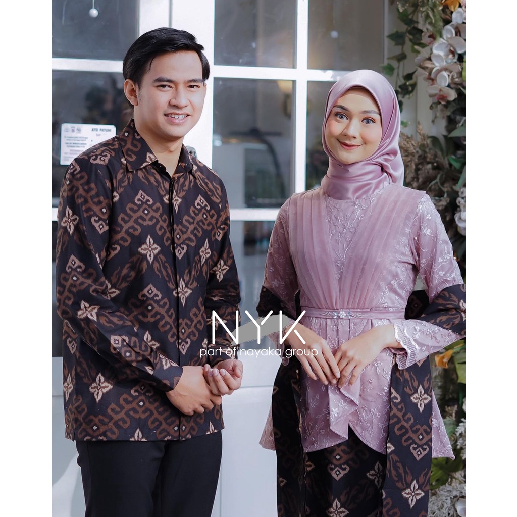 TERBARU | BATIK COUPLE ARETHA | KEBAYA LAMARAN TUNANGAN | KEBAYA WISUDA | KEBAYA COUPLE MODERN | COUPLE BATIK BROKAT TILE