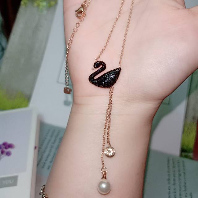 KALUNG ANGSA / KALUNG BATU / KALUNG TITANIUM ANTI KARAT / KALUNG WANITA / KALUNG LIONTIN