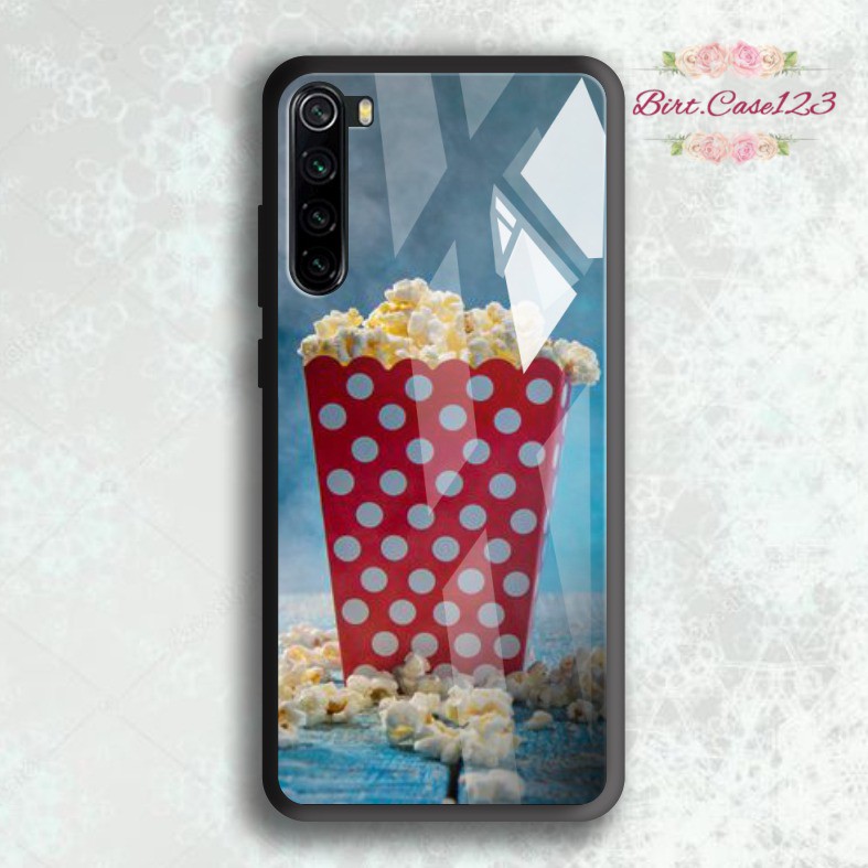 back case glass POP CORN Iphone 5 6 6s 6+ 6s+ 7 7s 7+ 8 8+ Se 2020 X Xs Xr 11 12 Mini Pro Max BC5199