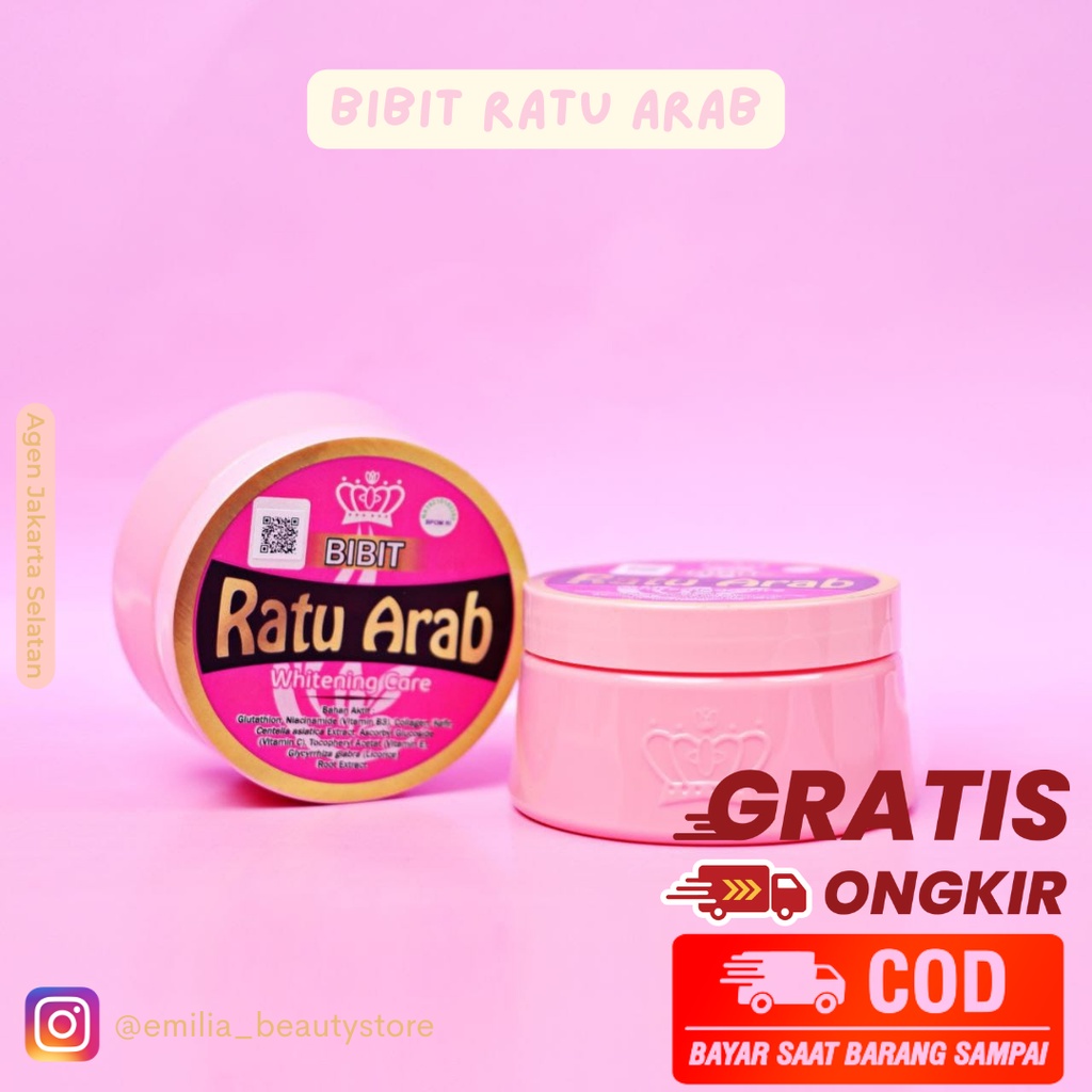 BIBIT RATU ARAB ORIGINAL KEMASAN BARU BODY LOTION PEMUTIH BADAN BPOM