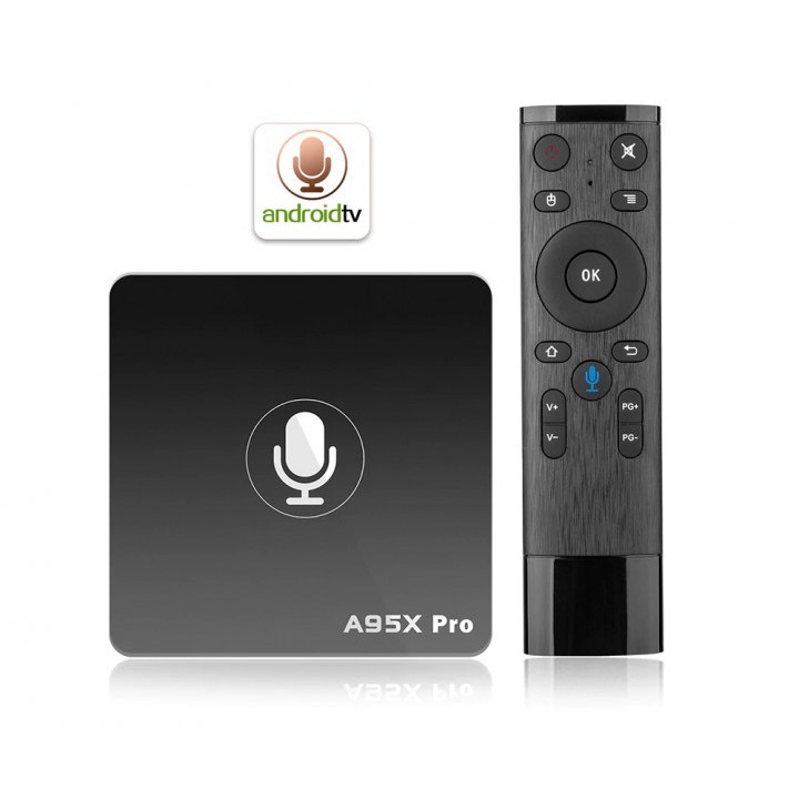 A95X PRO Android TV Box Voice Control Nougat 7.1 2GB 16GB S905W